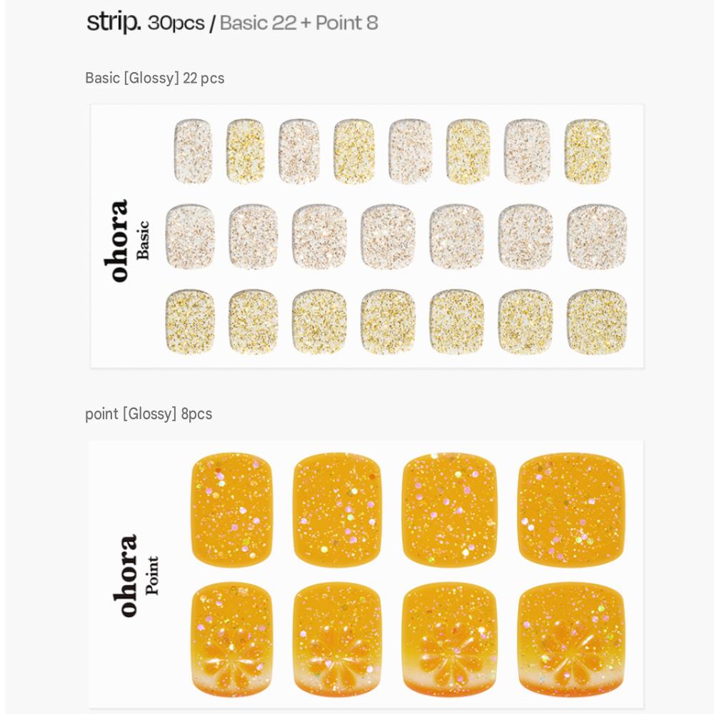 Ohora P Orange Splash Pedi
