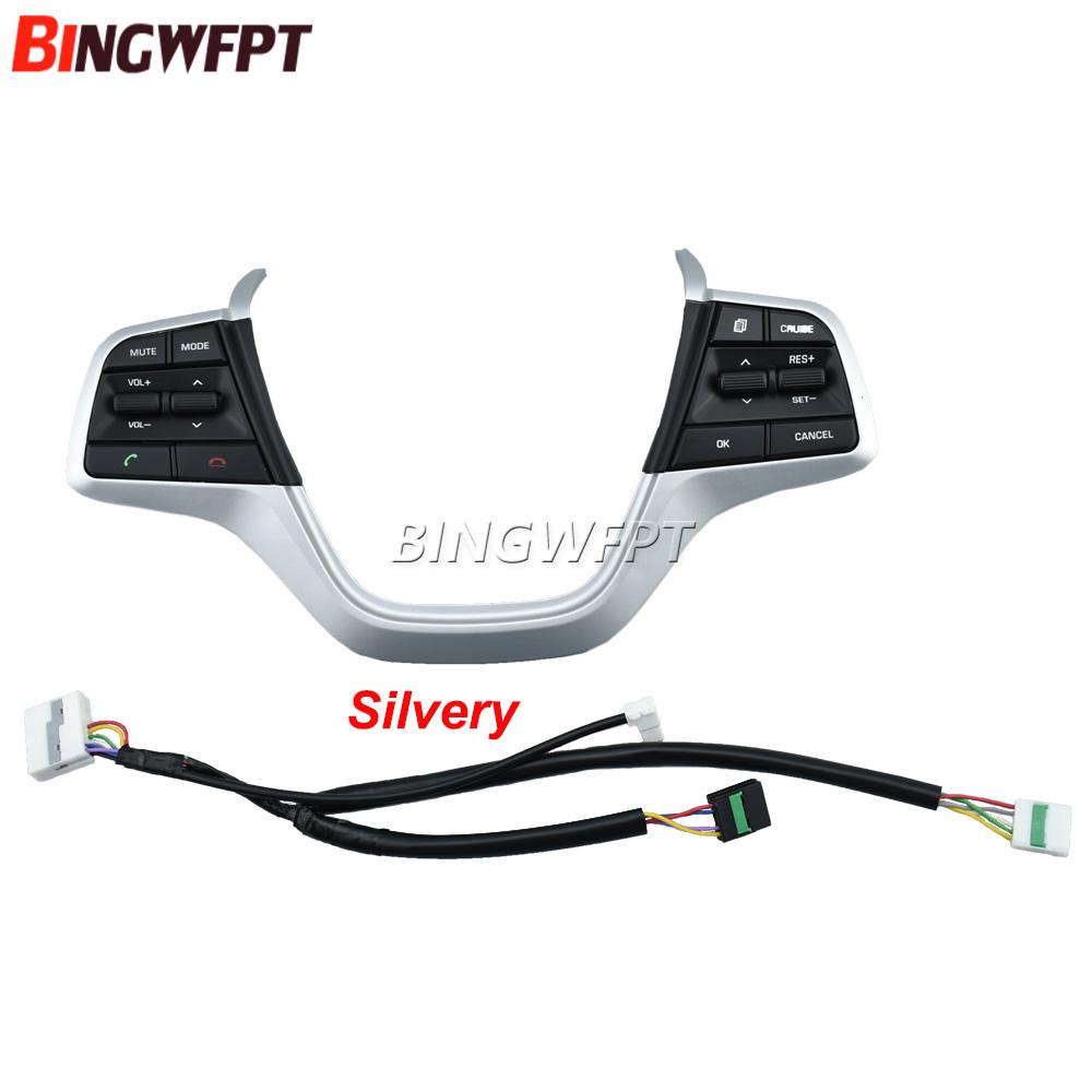 Cruise Control Steering Wheel Bluetooth Buttons for Hyundai Accent 1.6L 2019 2020 2021 2022