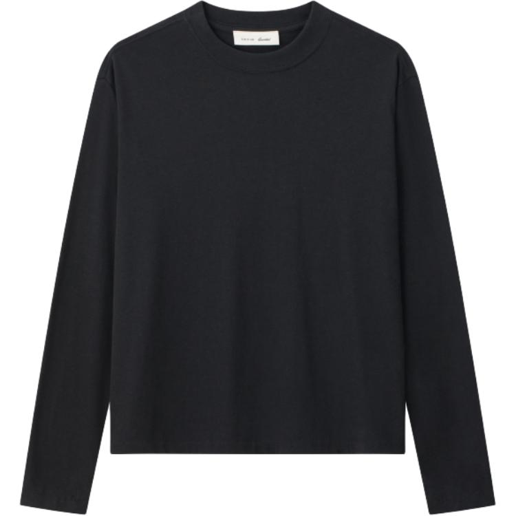 Fear of God Essentials Ss26 Однотонная Удобная Футболка с Круглым Вырезом и Длинным Рукавом Унисекс Топы 125SP264271F