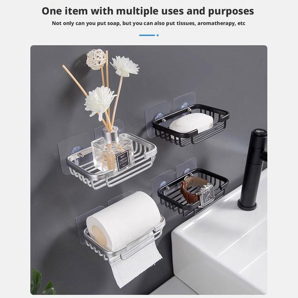 1шт настенная алюминиевая полка для мыла, кухня, ванная комната, сетка, полка, слив многоцелевого мыла Z0S7