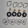 4 Set Carburetor Rebuild Repair Kit W/ Diaphragm Vacuum For Honda CBR400 RR NC29