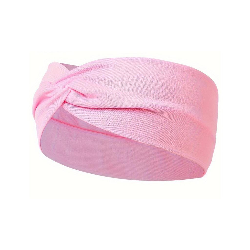 Женская эластичная повязка на голову для занятий йогой Cross-Border Sports — впитывающий пот и широкополый аксессуар для волос.