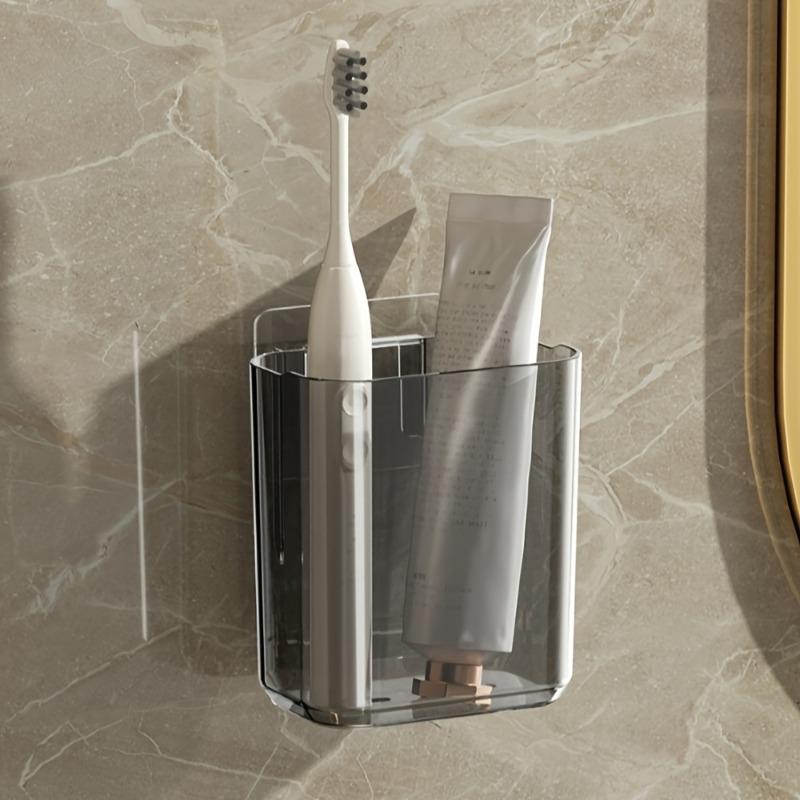 Настенный держатель для зубных щеток, самоклеящийся органайзер для ванной комнаты без сверления, органайзер для кухни и ванной комнаты