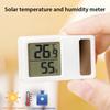 Солнечный термогигрометр, электронный цифровой термометр, клейкий мини-термометр Цельсия, гигрометр
