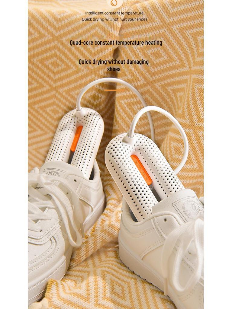 Портативная автоматическая сушилка для обуви с таймером - дезодорирование и подогрев