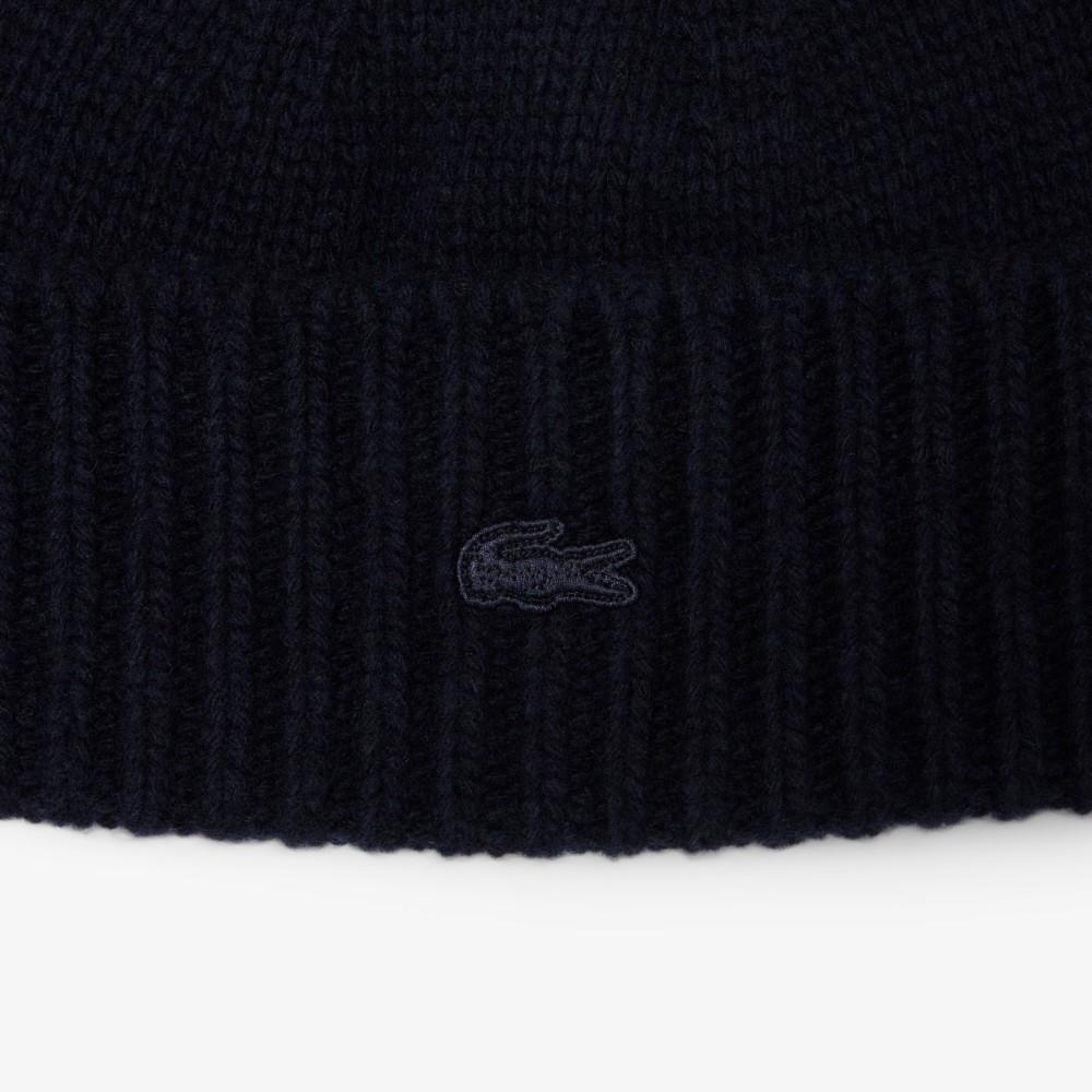 [lacoste] Women's 3D Wool Seamless Beanie RB4163-55N166