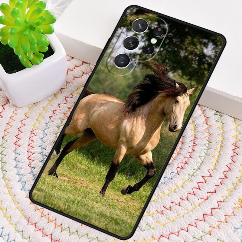 Силиконовый чехол для телефона с лошадью для Samsung Galaxy note 10 pro S26 S25 S24 S23 S22 S21 Plus S25Ultra Capa Cover