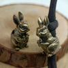 Charms Retro Skull Head Pendant Retro Animal Bear Dog Paracord Bead  EDC Outdoor Tool