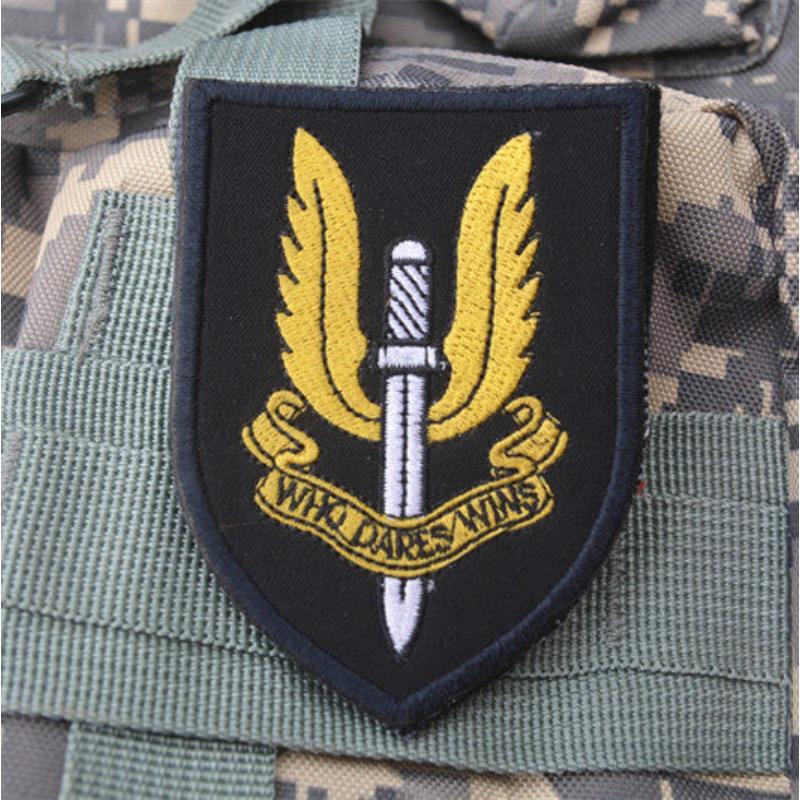 Британские воздушно-десантные войска (ПАВ) значок, вышитый шерстяной Велкро, нарукавные шевроны