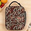 Maori Kowhaiwhai Lunch Bag Office Lunch Box For Child Leisure Custom Tote Food Bags Waterproof Portable Zipper Cooler Bag