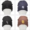 47 Вязаная шапка-свитер Dodgers Черно-белая 47brand486