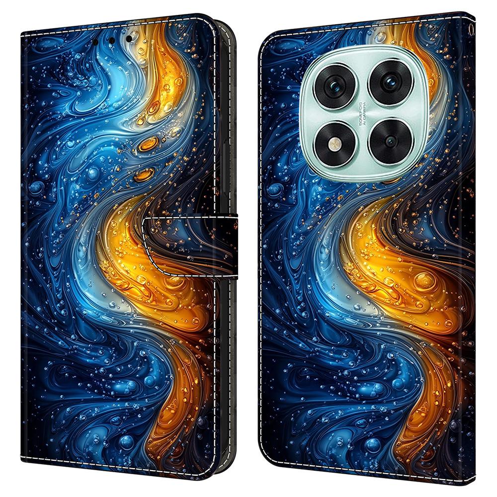 Кожаный чехол с рисунком для Xiaomi Redmi Note 14 Pro+ 5G, кошелек-подставка, откидная крышка для телефона