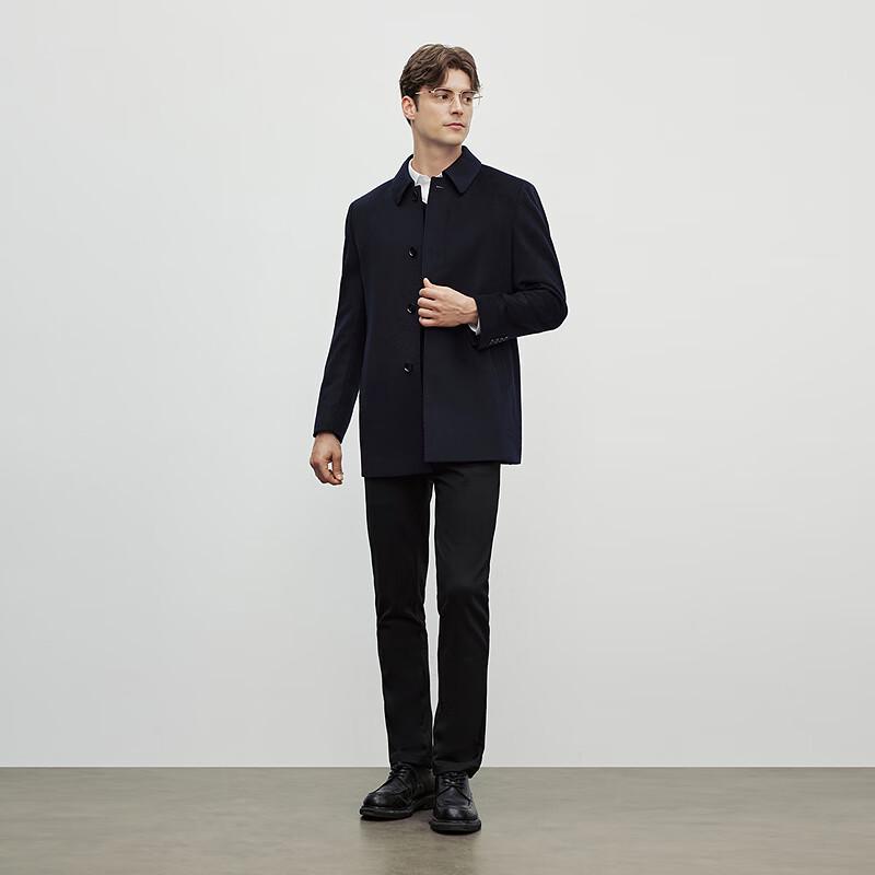 Мужское пальто EMZ из смесовой кашемировой ткани, в стиле business casual