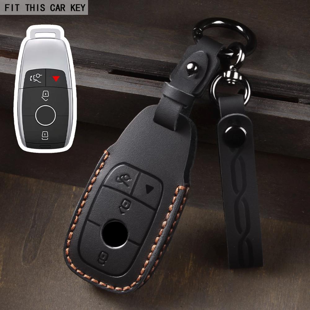 Styling Mouldings Car Remote Key Case Cover Shell Fob For Mercedes Benz A C E S G Class GLC CLE CLA GLB GLS W177 W205 W213 W222