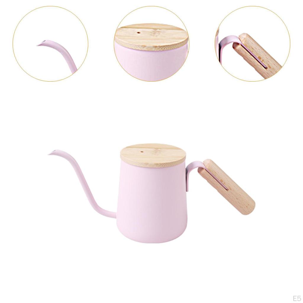 250 мл Небольшой противоожоговый кофейник с гибким горлышком для ручного приготовления и заваривания чая