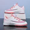 Gradual change sole high top AG football shoes fly weaving seamless process youth football training shoes spot