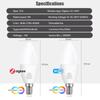 EWeLink Умная цветная Zigbee лампа с голосовым управлением Alexa и Google