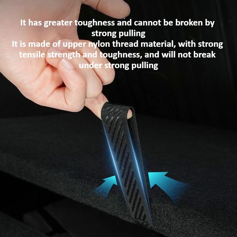 Крышка багажника Скрытая наклейка Тяговый трос Хвостовой бокс для Tesla Model Y Launch Juniper 2025-2025 Автомобильные аксессуары Вспомогательный тяговый трос