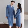 Couple Nightgown Women'S Pure Cotton Spring And Autumn Long-Sleeved Medium And Long Bathrobe Pajamas Men'S Bathrobe Dressing Gown