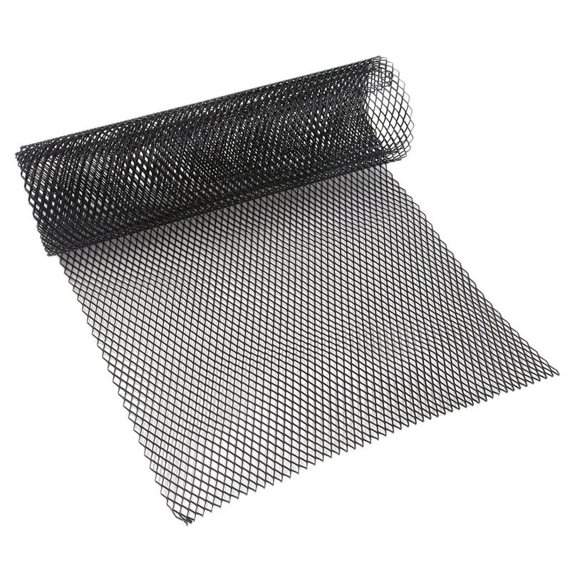 Front Bumper Grill Mesh Aluminum Alloy Sheet Universal Car Grille Net Mesh for Engine Bay Protection