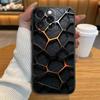 Чехол для телефона с иллюстрацией в стиле Техно-Арт для Apple iPhone 17 16 16E 15 14 13 12 11 Pro Max Plus Черный Мягкий Силикон