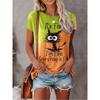 3D Print T-shirts Women Streetwear Summer Cartoon Cats Fine Casual Fashion Short Sleeve T Shirt O-neck Tees Tops Clothing