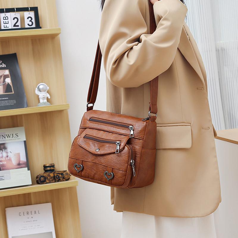 Винтажная высококачественная сумка через плечо из искусственной кожи, женская сумка-мессенджер большой вместимости, роскошный дизайн, дорожные сумки для мам