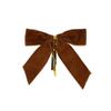 Small Velvet Christmas Bows for Christmas Tree  Wreath  Gift Wrapping  Crafts  Wedding  Party  Home Decor