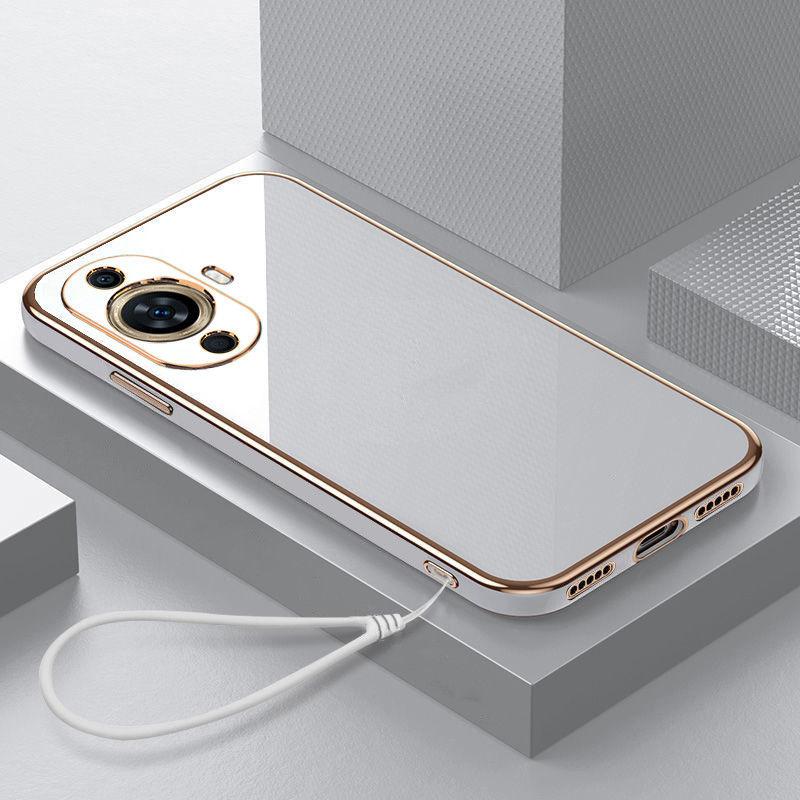 Phone Case For Huawei Nova 11 10 9 8 7 5 Pro 6 7 SE 4E 4 3 3i TPU Case ShockProof Silicone Back Cover Luxury Square