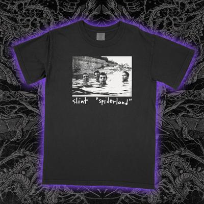 Футболка Slint Spiderland Винтажная Графическая футболка пост-рок группы Альтернативная Унисекс