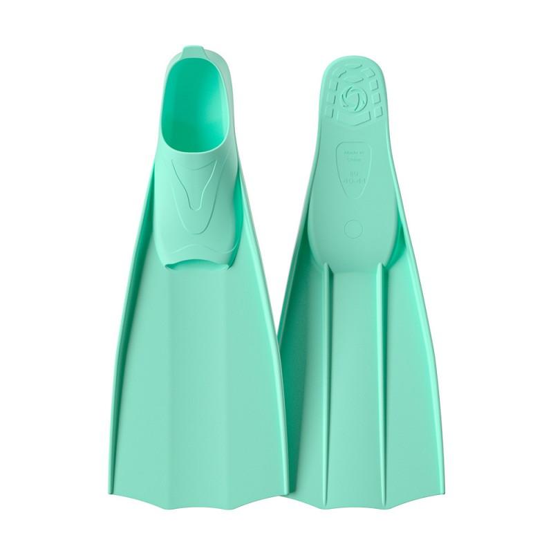 Adult Freediving Fin Open-Heel Long Blade Training Fins Scuba Snorkeling Swimming TPE Material