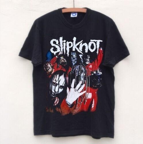 Футболка Slipknot Черная Хлопковая С Коротким Рукавом Унисекс Репринт S-5XL KH11612 Унисекс Футболка
