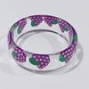 Hand Ring Cartoon Fruit Acrylic Bangle Exaggerated Wide Bracelet  Jewelry Accessories