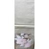 Used Beautiful item, kimono, obi, embroidery, pastel color, glossy