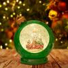 Christmas Snow Globe Ornament Glitter Glowing Crystal Ball Gift Holiday Party