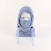 Autumn and Winter Cute Little Bear Ear Children's Pullover Hat, Outdoor Warm Ear Protection Scarf One-piece Hat, Windproof Hat