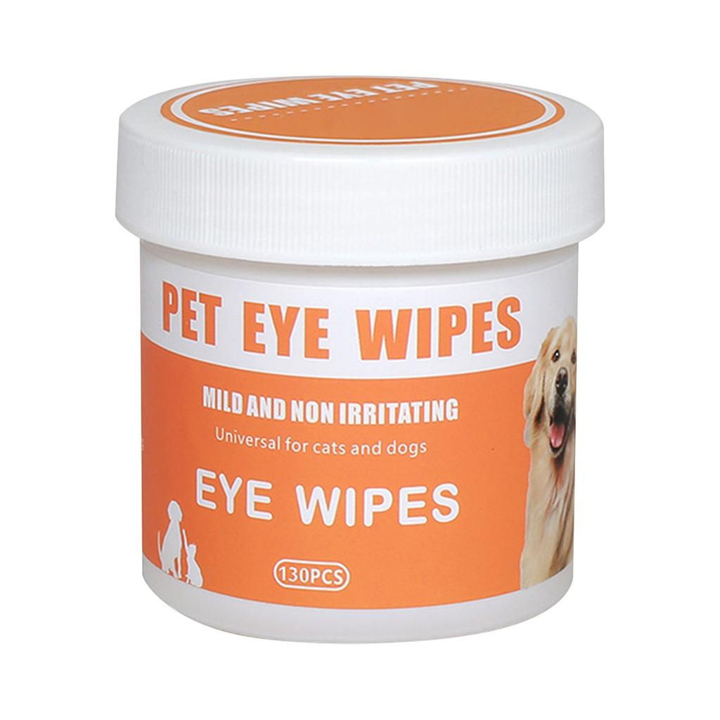 Dog Eye Wipes 130 Tablets Pack. Eye Cleaner For Dogs And Cats. Pet Tear Stain Removal Wipes. Dog Eye Cleaning Wipes. Eye Cleaning Pads. Odorless165ml