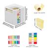 Plastic Desktop Note Holder 5-in-1 Page Marker Case Sticky Note Dispenser  Dorm Room