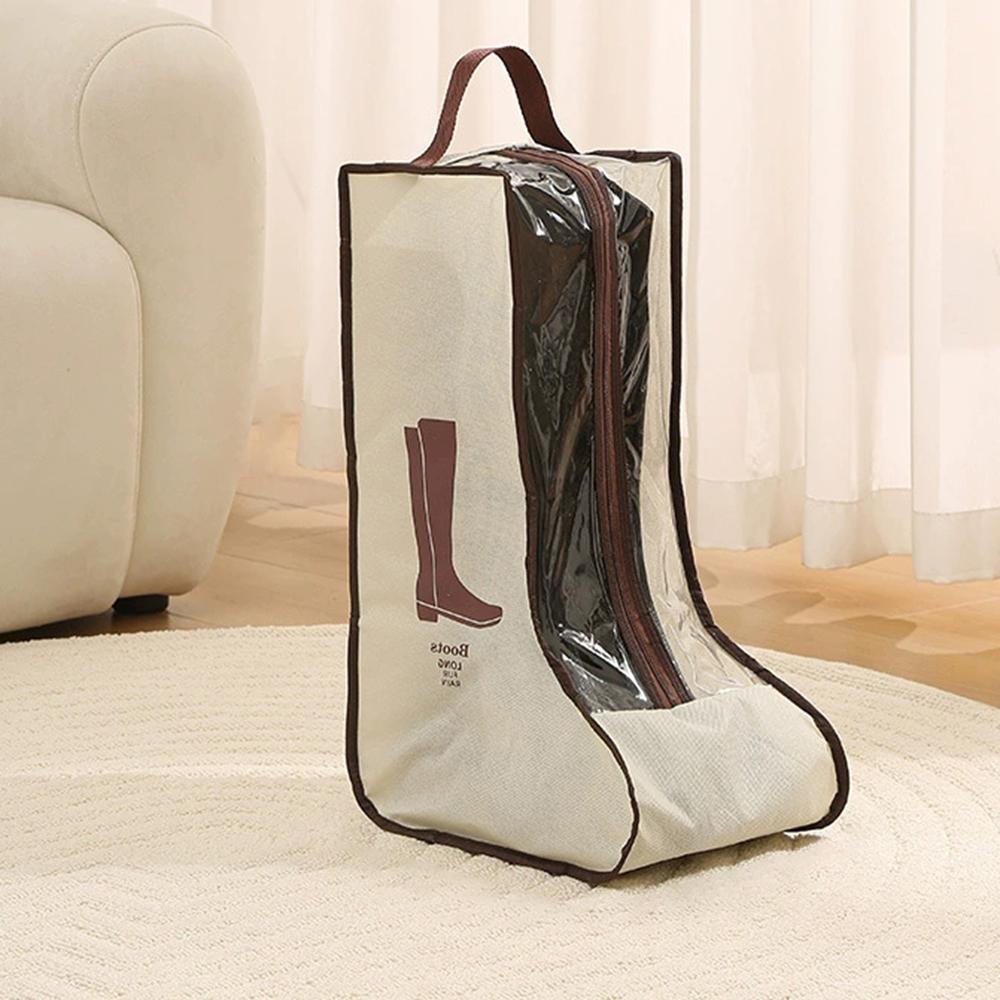 Shoe And Boot Dust Bag Travel Shoe Dust Cover Large Capacity Waterproof Portable Hand-Held Boot Storage Bag