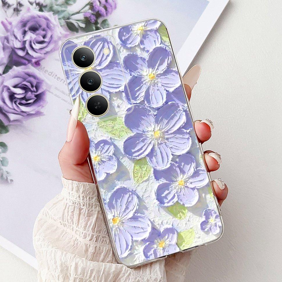 Чехол для Realme 14x 5G 6.67" Чехол Модный Чехол с Рисунком Бабочки Мягкие Силиконовые Чехлы для Телефона Для Realme 14x Realme14x Бампер