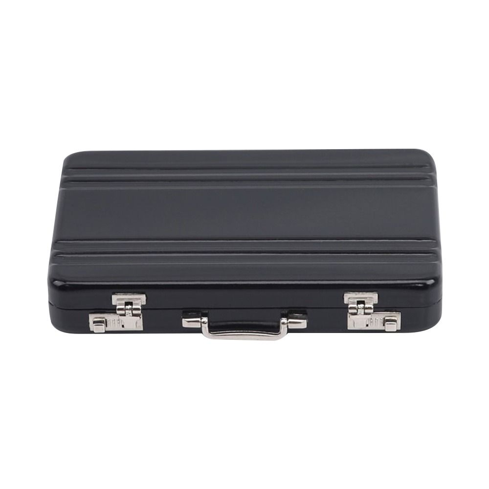 High Quality Aluminum Alloy Mini Suitcase Business Card Box Storage Box Jewelry Case Card Holder