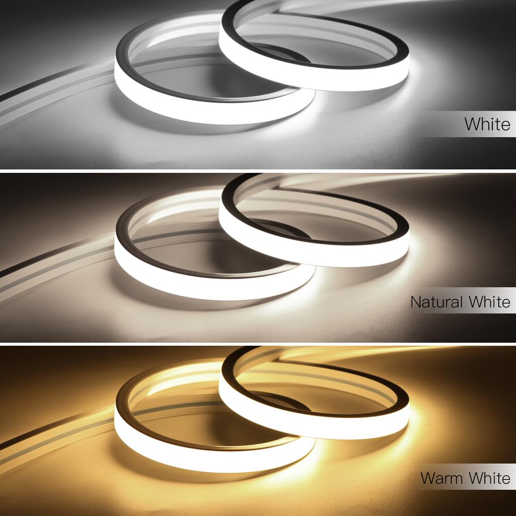 USB 5V Remote Control Dimmable Pure Silicone Tube COB Neon LED Strip Light Waterproof For Garden Bedroom Kitchen Backlight Decor