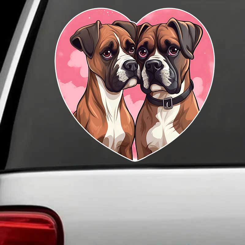 Lover Car Sticker German Boxer Dog Vinyl Decal Waterproof Rear Window Motorcycle Camper Bumper Truck Laptop Decoration Y18