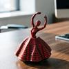 3D-печатная вращающаяся балерина, фиджет-игрушка, балетный спиннер, сенсорная игрушка, расширенная вращающаяся спираль, настольная игрушка для взрослых и подростков, снятие стресса