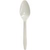 Niche Plus Individually Wrapped Disposable Plastic Spoons, White, 145mm, Pack of 100