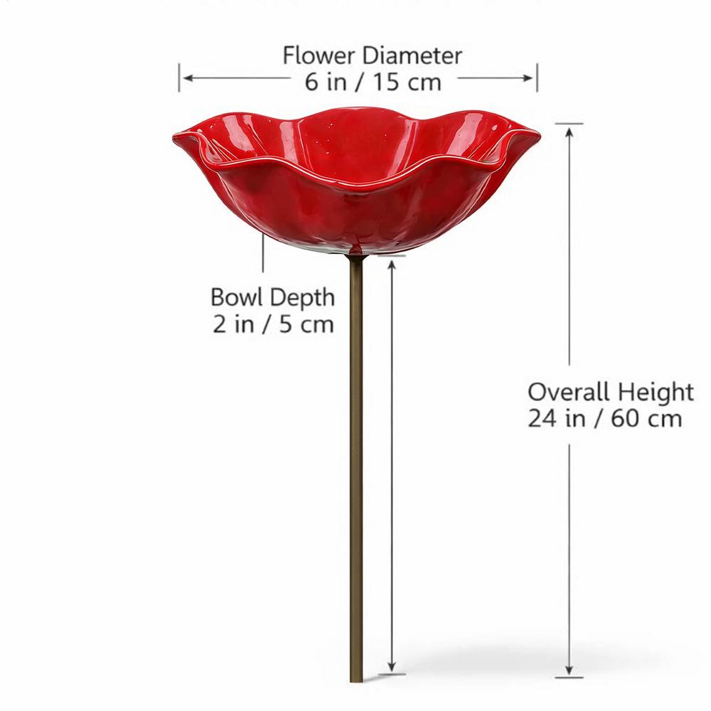Bee Watering cup Station Bee Water Feeder With Metal Stakes/ Butterfly Feeder Wild Bees And Insects Insect Drinker Birdbath Bowl