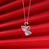 New Women's 925 Silver Swan Necklace Light Luxury Niche Design Ladies Jewelry