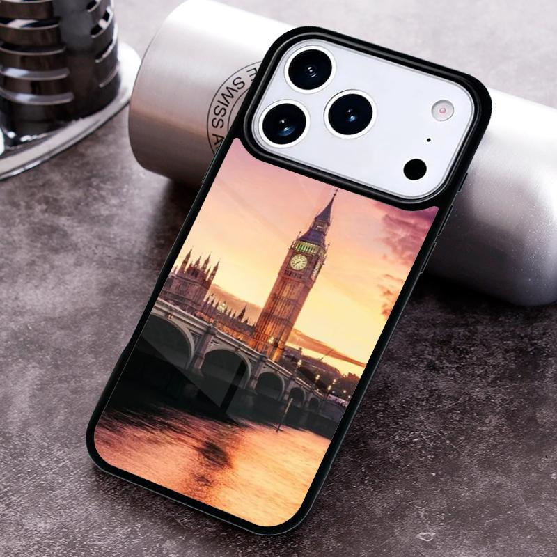 Чехол для телефона London Bus England Big Ben для iPhone 17 16 15 Pro Max Air 14 13 12 11 Plus Ударопрочный Capa Cover