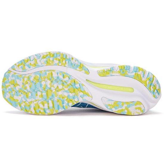 Roxy X Mizuno Wave Rider 26 Нескользящие Прочные Дышащие Низкие Беговые Кроссовки Женские Кроссовки Небесно-Голубые J1GD225872