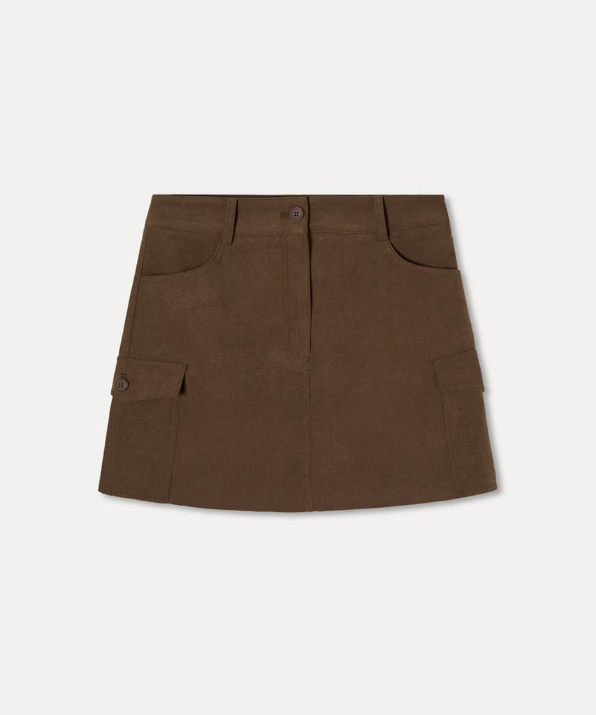 Мини-юбка из искусственной замши MIXXO_Miwwhft02C